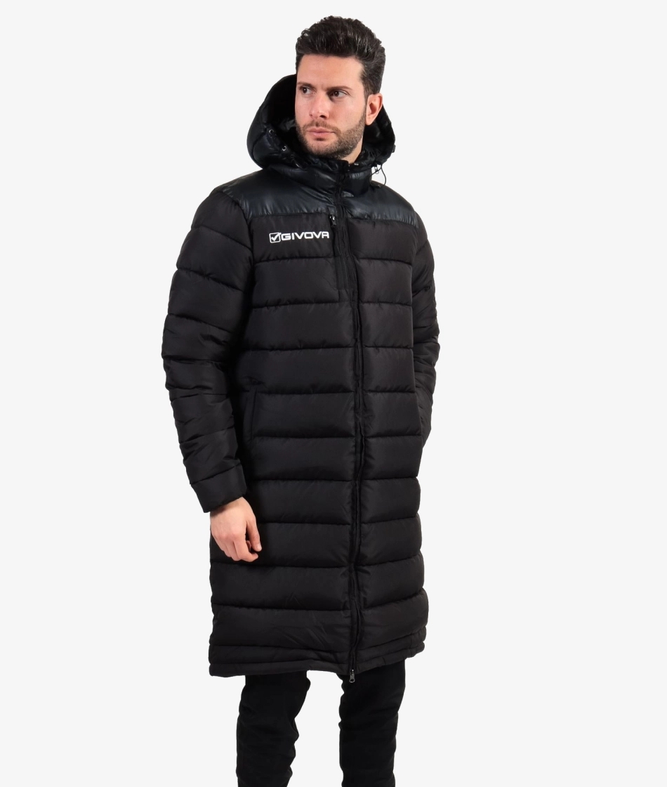 Givova Bench jachetă bărbati neagra 0010 demo