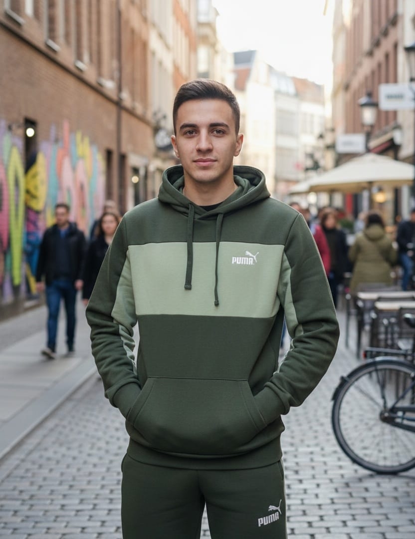 Puma ESS Block bumbac hanorac barbati 684686 82 demo